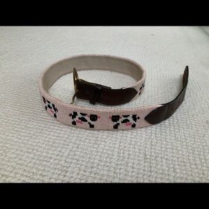 Handmade needlepoint belt size 32